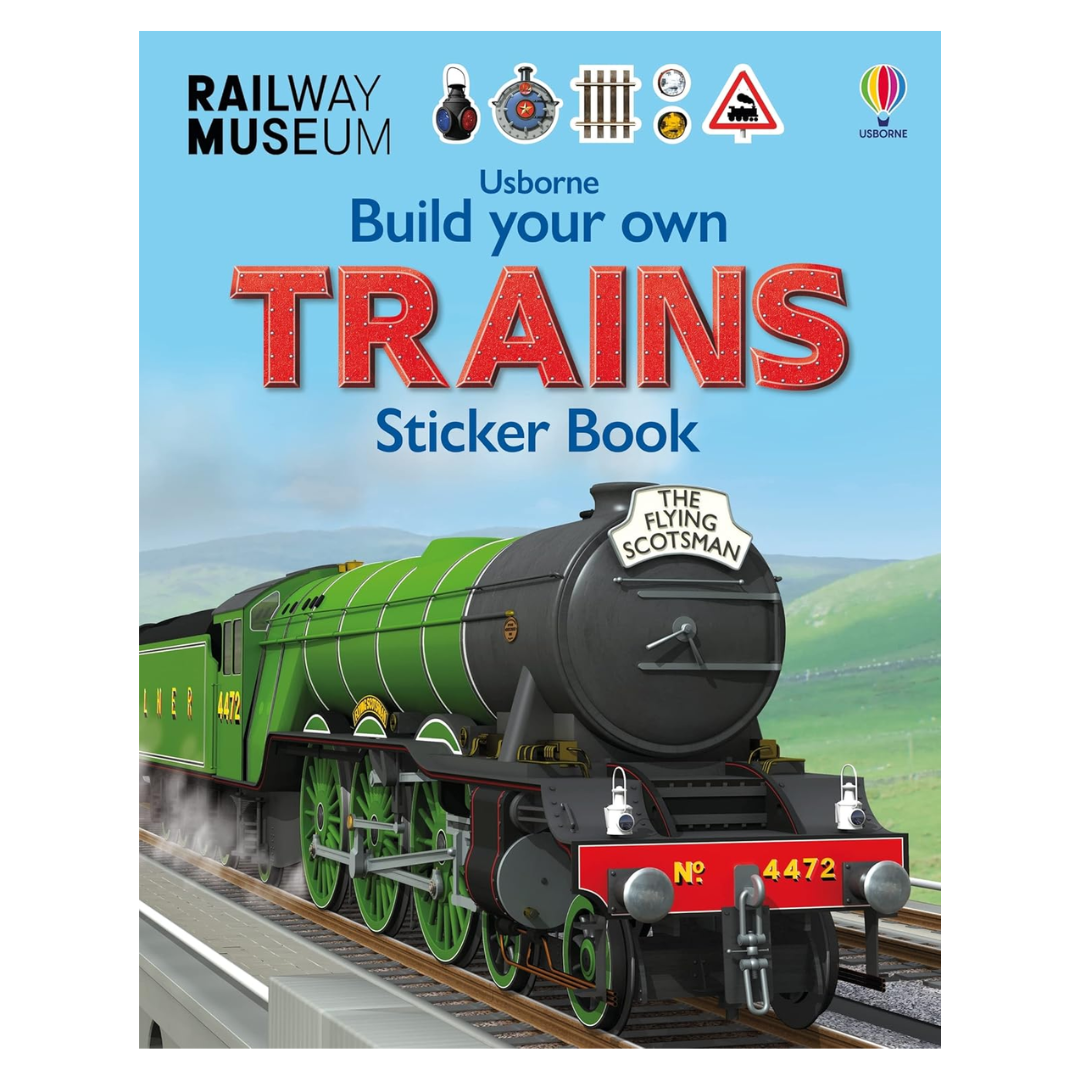 Build Your Own Trains Sticker Book