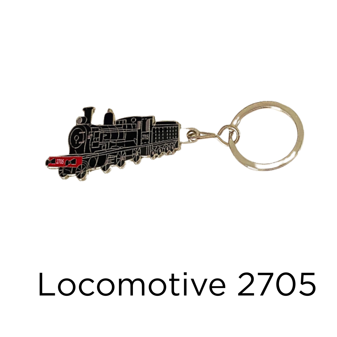 Locomotive Keyring
