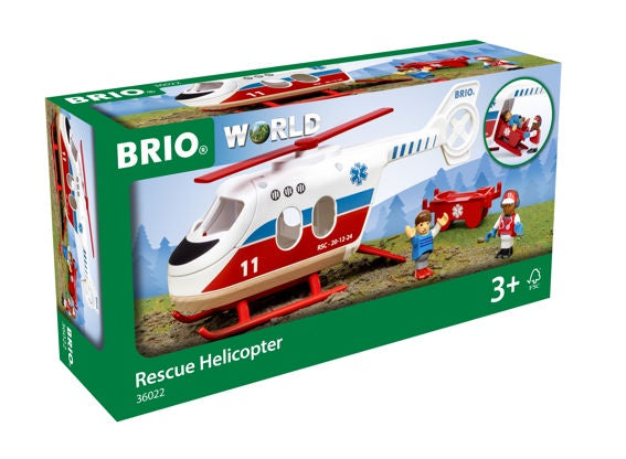 BRIO Rescue Helicopter 4 pieces