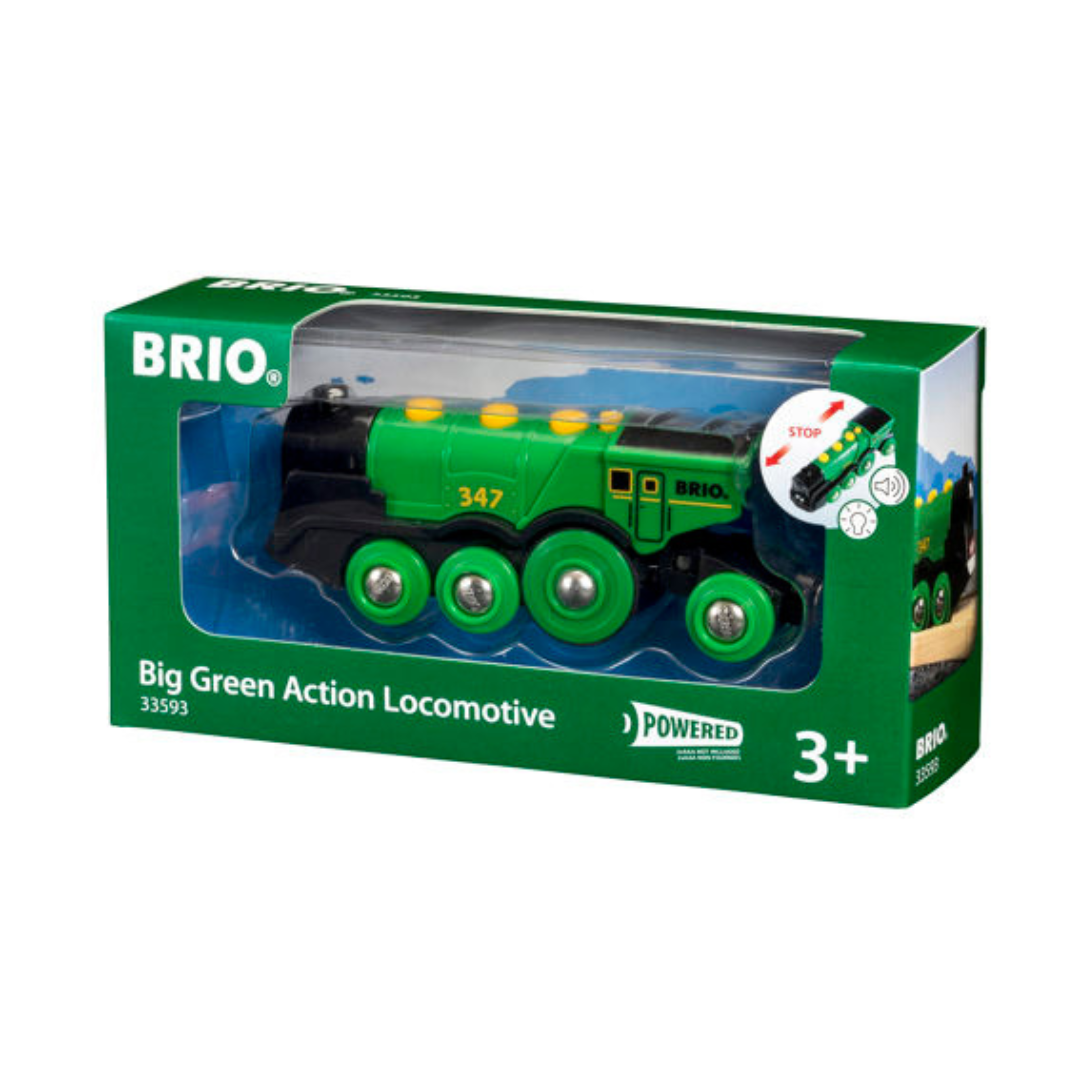 BRIO Big Green Action Locomotive