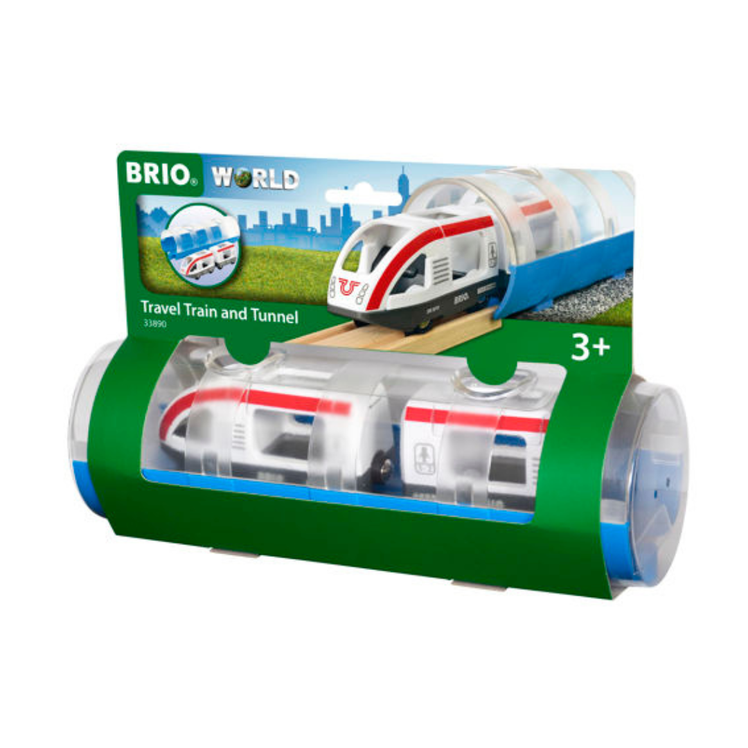 BRIO Travel Train and Tunnel