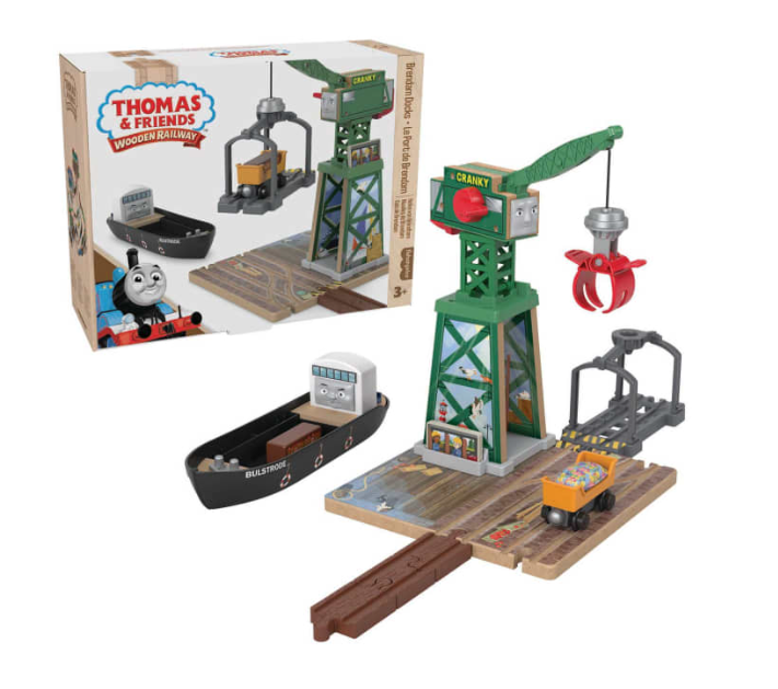 Thomas & Friends Wooden Railway Brendam Docks Playset