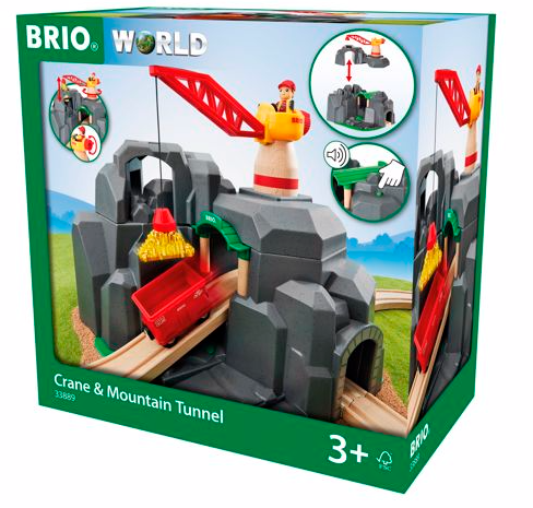 BRIO Crane and Mountain Tunnel