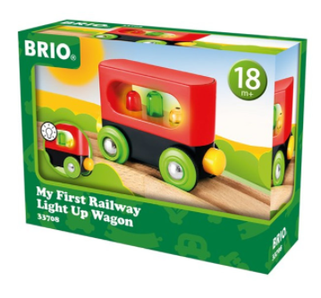 BRIO My First Railway Light Up Wagon
