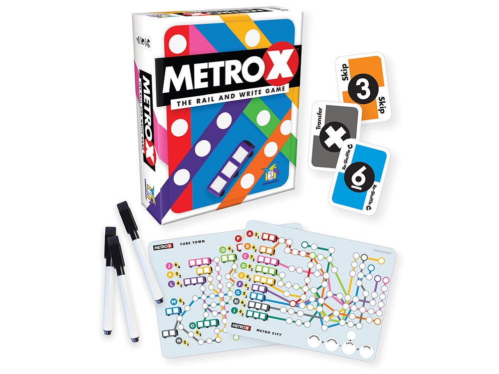 Metro X - The Rail And Write Game