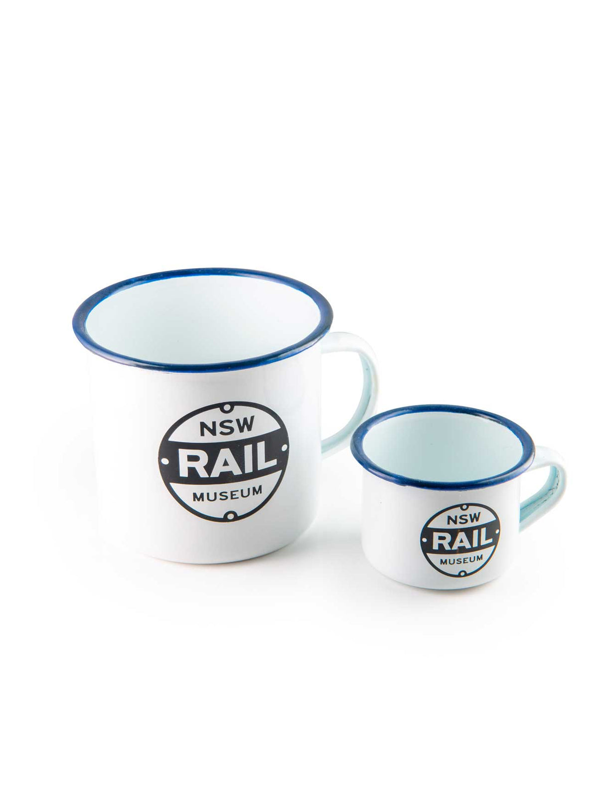 NSW Rail Museum Enamel Mug