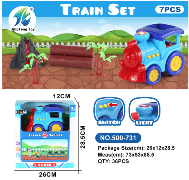 Cartoon Train Set