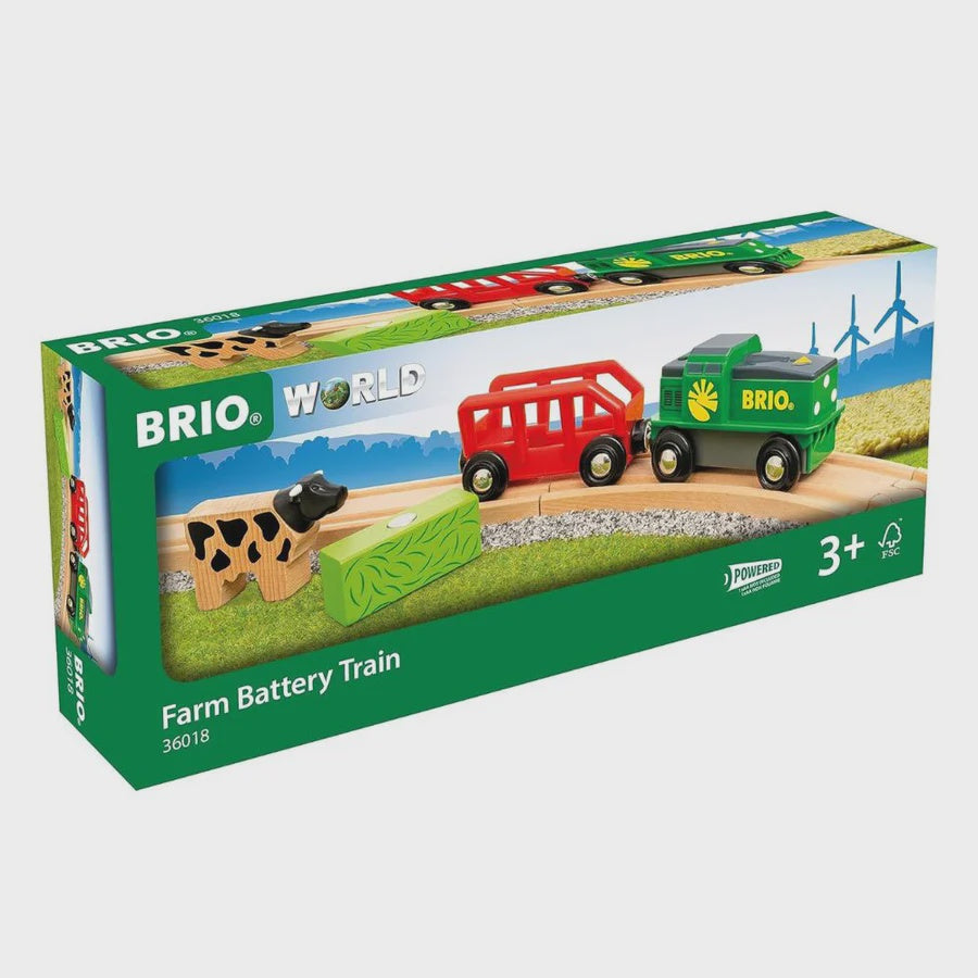 BRIO Farm Battery Train 4 pieces