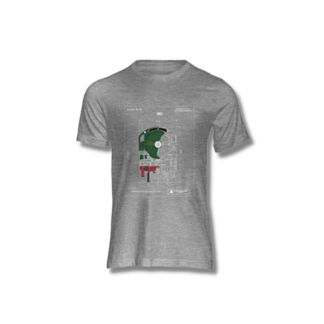 3801 Blueprint Style Adult T-Shirt