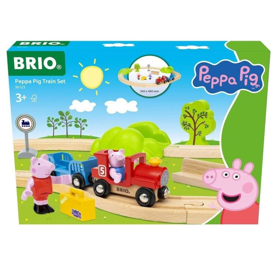 BRIO Peppa Pig Train Set (18 pieces)