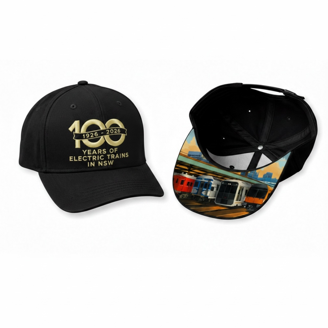 100 Years of Electric  Trains - Cap **PRE ORDER **