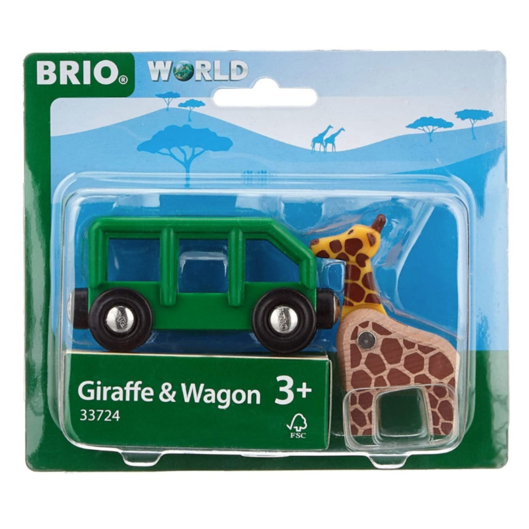 BRIO Giraffe and Wagon