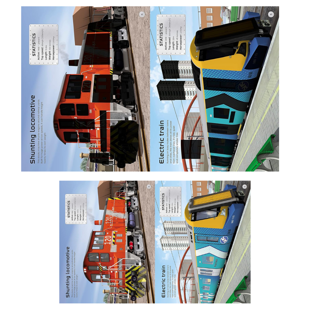 Build Your Own Trains Sticker Book