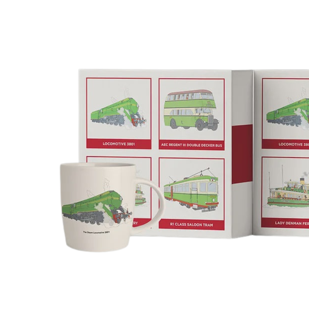 Transport Heritage 4 Mug Set