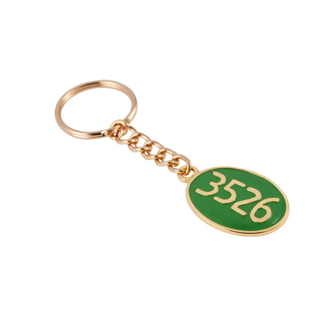 3526 Oval Keyring