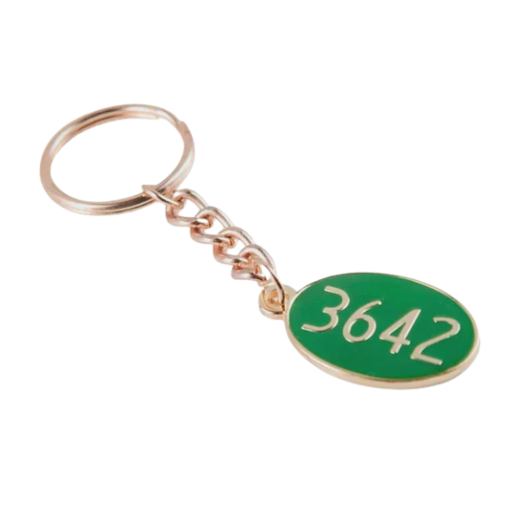 3642 Oval Keyring