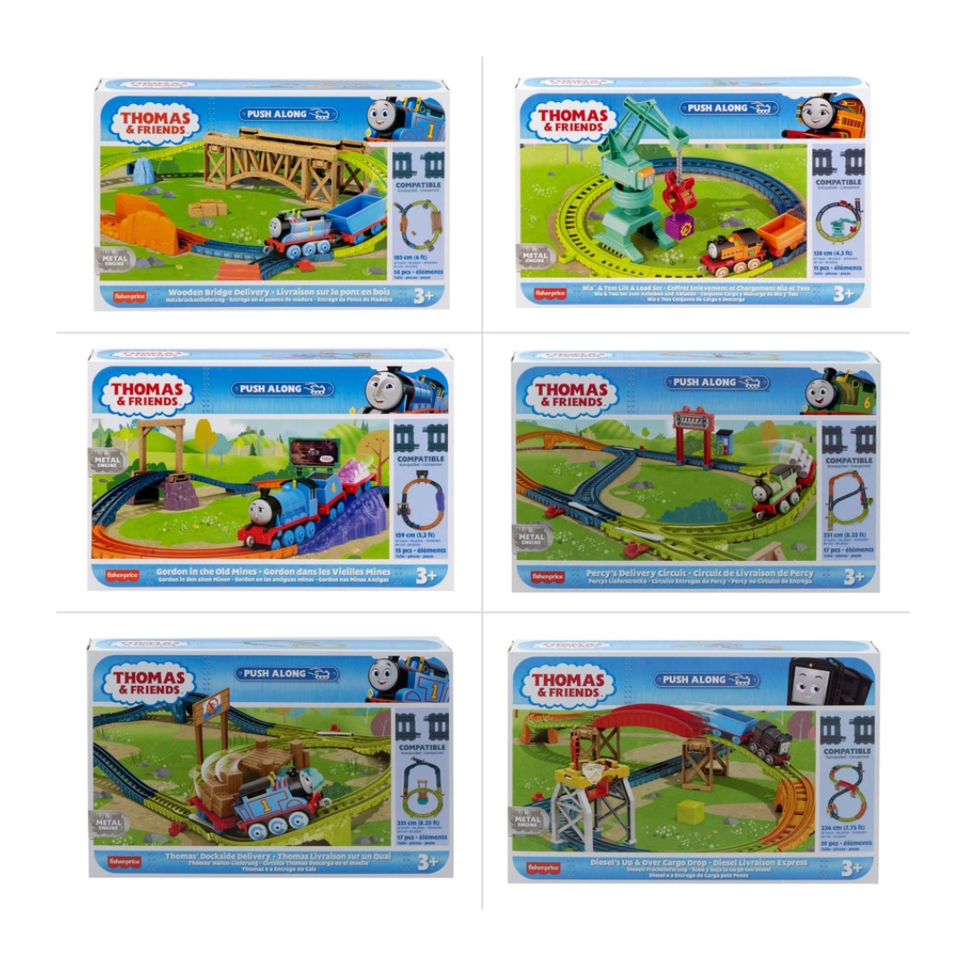 Thomas &amp; Friends Push Along Track Sets (Assorted)